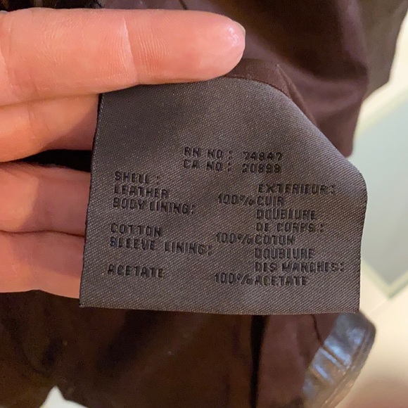 Andrew Marc New York CUIR Leather Moto Jacket - Picture 12 of 14